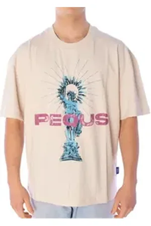 PEQUS T-Shirt T-Shirt Helios Graphic beige M