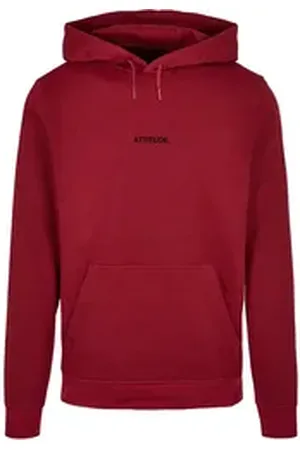 Merchcode Kapuzensweatshirt Herren Attitude Basic Hoody (1-tlg) rot XS