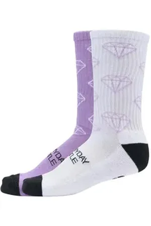 Cayler & Sons Basicsocken Accessories Everyday Hustle Socks 3-Pack (1-Paar) lila|schwarz 43-46