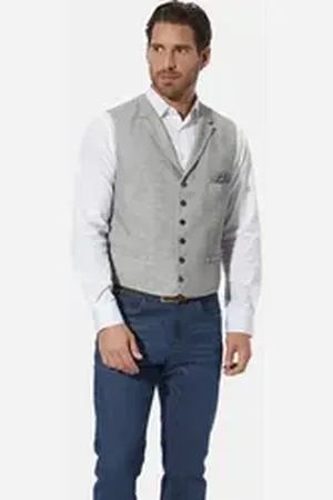 BABISTA Sweatweste VESPASIANO mit Einstecktuch grau XL (56)