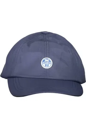 North Sails Strickmütze Stylische Herren-Visiermütze in Blau mit Applikation & Logo