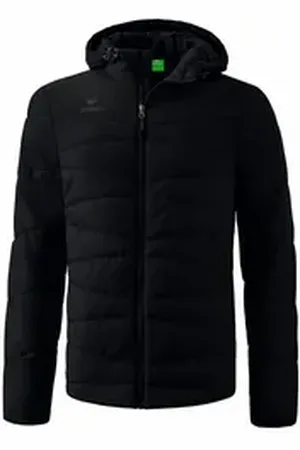 Erima Winterjacke Herren Steppjacke schwarz L