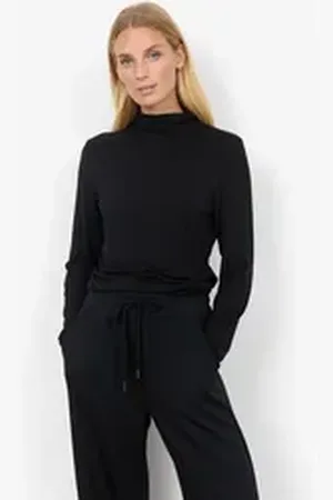 soyaconcept Rollkragenpullover - Klassischer Rollkragenpullover aus Lyocell und Elasthan schwarz XL