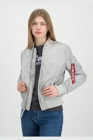 Alpha Industries Bomberjacke Women - Bomber Jackets grau L