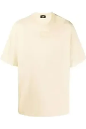 Fendi Print-Shirt Cotton T-Shirt Herren weiß L