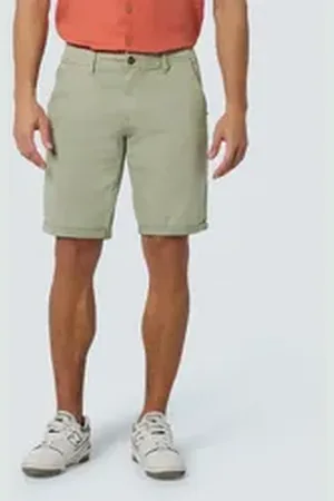 No Excess Chinoshorts - Shorts - Kurze Hose Aus Stückgefärbtem Twill-Stretch grau 29