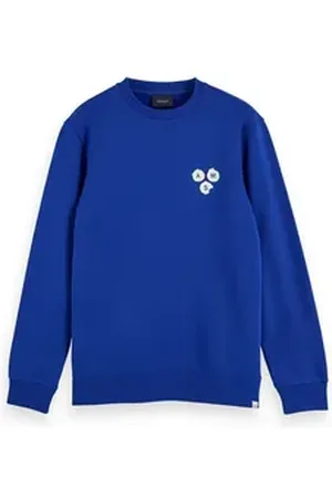 Scotch&Soda Fleecepullover Herren Pullover Crewneck Sweat 153578 blau XL