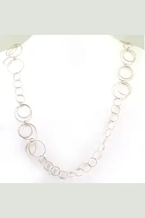 Der Kettenmacher Silberkette 925 Silber RK2-80R Damen Halskette silberfarben