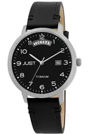 Just Watch Quarzuhr Miko "Fanis" Titan Herrenuhr mit Echtlederarmband, 5 ATM