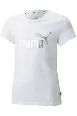 PUMA T-Shirt Mädchen T-Shirt ESS+ Logo Tee G 846953 weiß 176