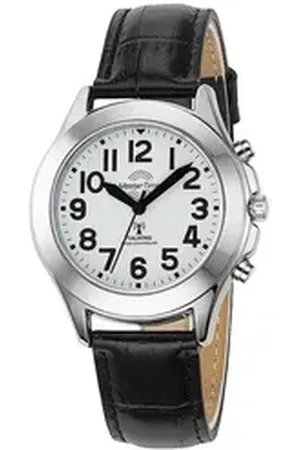 Master Time Quarzuhr Sprechende Damenuhr MTLA-10705-60L, Quarz, Funk, analog, Lederarmband