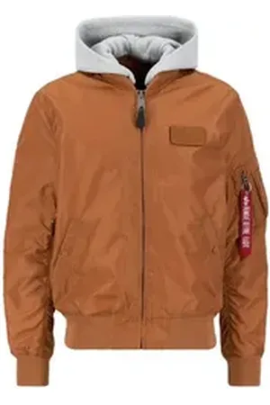 Alpha Industries Bomberjacke Men - Bomber Jackets MA-1 TT Two Tone Hood braun 2 XL