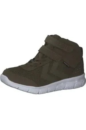 Hummel Kinder Sneaker Crosslite Mid Tex Jr 212062 Sneaker grün 28 EU