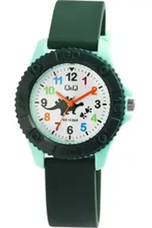 Q&Q Quarzuhr VQ96J026Y Kinderuhr mit Silikonarmband, Einhorn, 10 ATM, lila