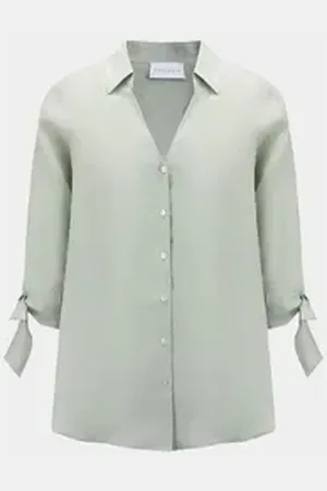 Nadine H. Klassische Bluse grün 36