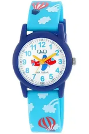 Q&Q Quarzuhr VR99J010Y Kinderuhr mit Silikonarmband, Dino, 10 ATM