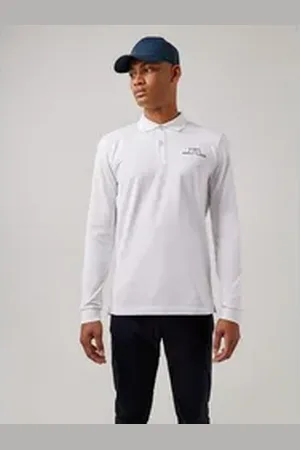 J Lindeberg Trainingspullover Herren BRIDGE Regular Fit Langarm Polo S