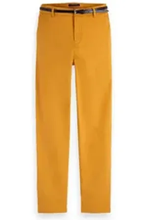 Scotch&Soda Trekkinghose Damen Chinohose Ams Blauw 153697 gelb 26/30