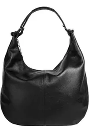Cluty Shopper, echt Leder, Made in Italy schwarz