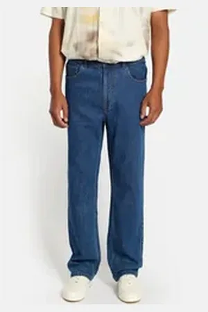 Denim Project Loose-fit-Jeans in mittelblauer Waschung blau 30