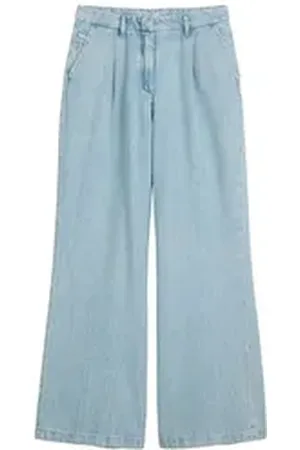 Marc O’ Polo Skinny-fit-Jeans Denim Trousers, Pleated, Wide Leg blau 27/32