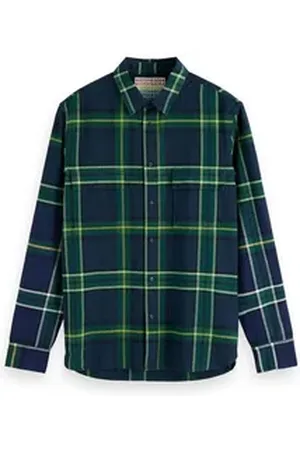 Scotch&Soda Kurzarmhemd Herren Hemd Check Shirt 155155 grün M