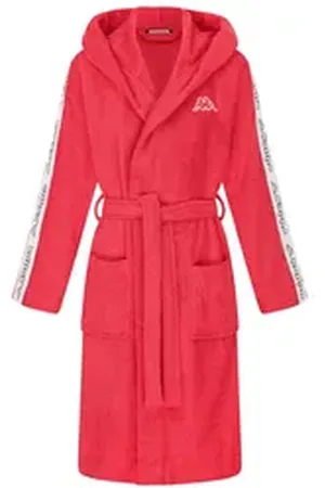 Kappa Bademantel Damen Bademantel Zuffy 708340, Standardgröße, Baumwolle, Ohne Verschluss rosa XL