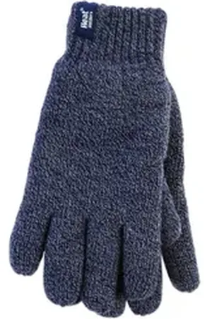 Heat Holders Strickhandschuhe Herren Navy S/M