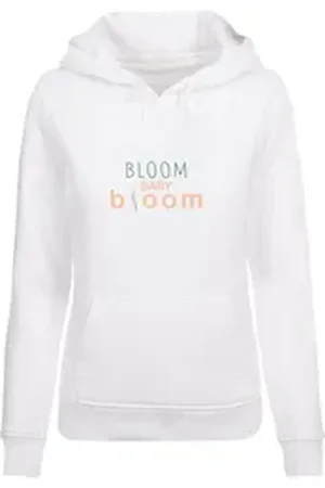 Merchcode Kapuzenpullover Damen Ladies Spring - Bloom baby Hoody (1-tlg) weiß 4XL