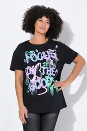 Angel of Style Angel of Style T-Shirt T-Shirt oversized Graffitti-Schriftzug schwarz 48