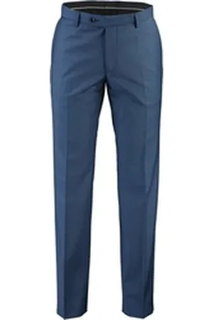 Benvenuto Anzughose BENVENUTO Anzughose marine Modern Fit blau 25