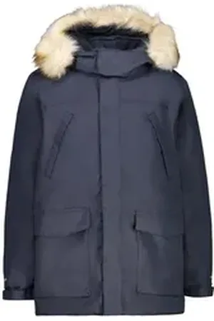 CMP Wintermantel Jungen Mantel BOY LONG JACKET SNAPS HOOD 30K1414 blau 128