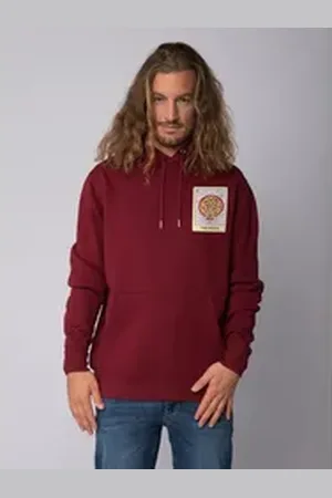 wat? Apparel Hoodie Tarot The Pizza rot M