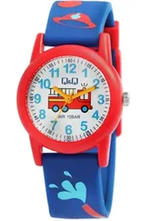 Q&Q Quarzuhr VR99J010Y Kinderuhr mit Silikonarmband, Dino, 10 ATM