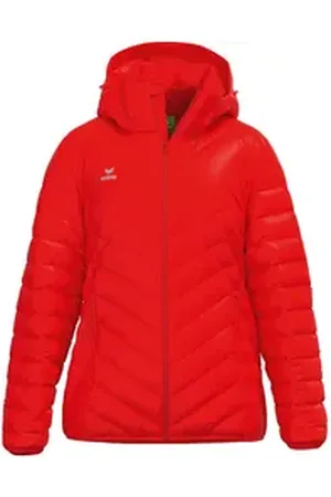 Erima Winterjacke Damen Steppjacke rot 36