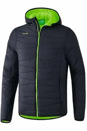 Erima Winterjacke Kinder Steppjacke blau|grau 116