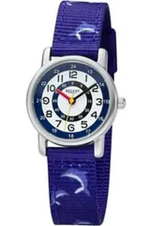 Regent Uhrenring Jungen Analog Quarz Uhr mit Textil Armband 12400317