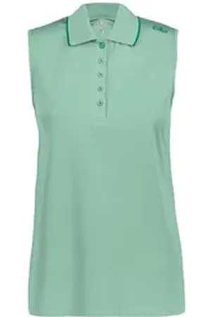 CMP Poloshirt Damen Poloshirt Woman Polo Sleeveless 39T5796 grün 34