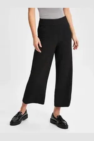 Opus Bundfaltenhose Misha festive schwarz|silberfarben 36