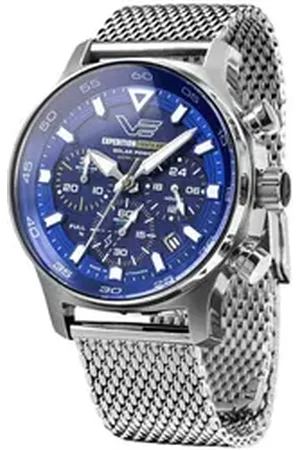 Vostok Chronograph Expedition South Pole Chronograph Stahl/Blau blau