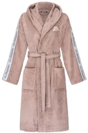 Kappa Bademantel Damen Bademantel Zuffy 708340, Standardgröße, Baumwolle, Ohne Verschluss weiß L