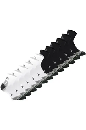 Diadora Sportsocken Unisex Socken 12er Pack Baumwolle (Packung, 12er Pack) schwarz|weiß 39-42