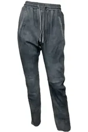 Oakwood Lederhose grau M