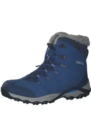 Meindl Kinder Winterstiefel Calgary Junior GTX 7629 Winterstiefel blau|silberfarben 38 EU