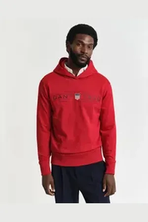 GANT Kapuzensweatshirt GRAPHIC HOODIE rot 4XL