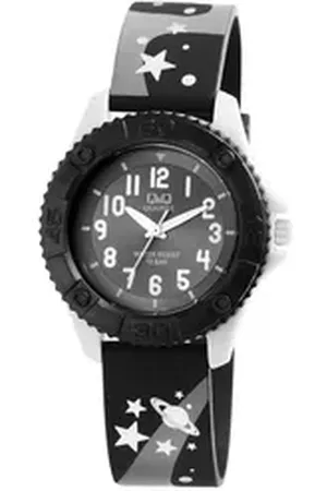 Q&Q Quarzuhr VQ96J019Y Kinderuhr mit Silikonarmband, 10 Bar wasserdicht