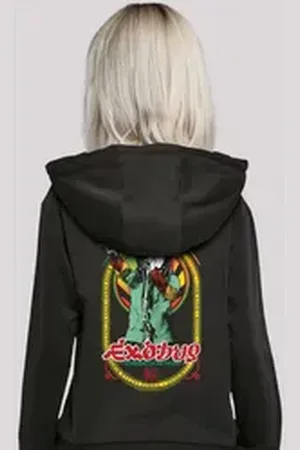 F4NT4STIC Kapuzenpullover Bob Marley Reggae Music Exodus Singing Premium Qualität, Band, Logo schwarz XXL