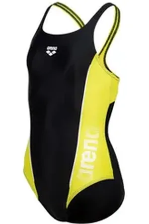 Arena Bustier-Bikini Mädchen Badeanzug THRICE JR SWIM PRO BACK ONE PIECE R 006492 schwarz 128
