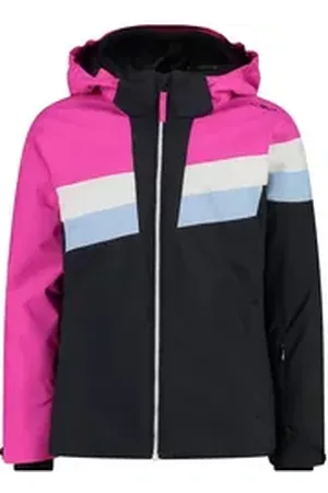 CMP Skijacke Mädchen Skijacke KID G JACKET SNAPS HOOD 34W4825 schwarz 116