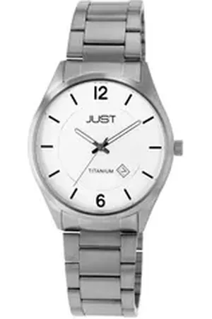 Just Watch Quarzuhr Fenrih Herrenuhr mit Gliederarmband, Titan, 5 ATM, graues ZB